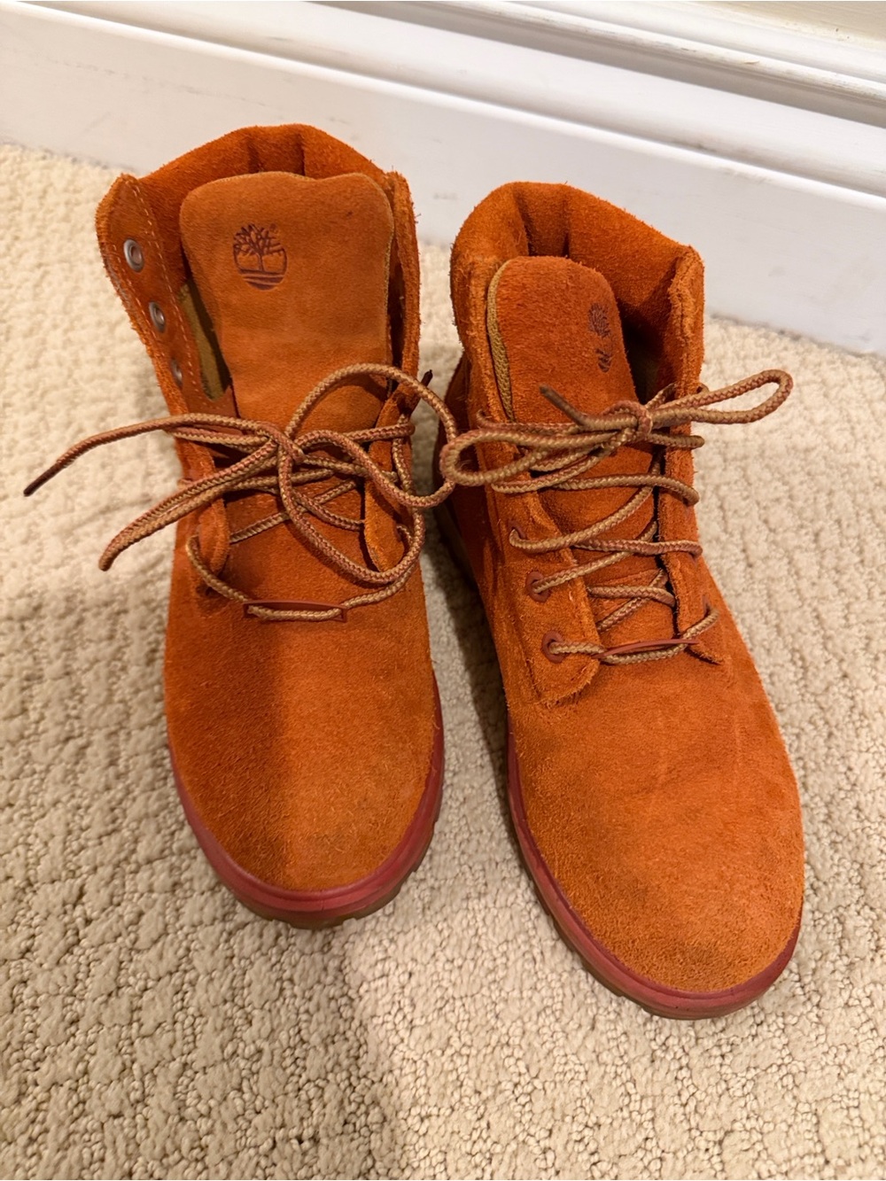Timberland kids Suede Chukka Boots in Rust kids